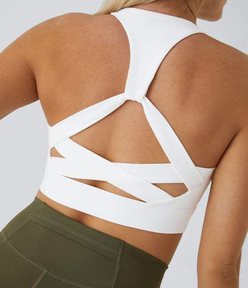 Brassière yoga dos nageur maintien léger A-C