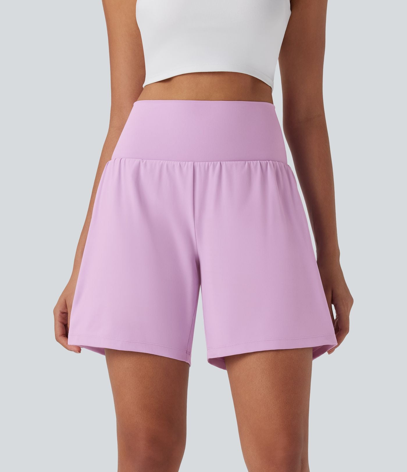 Short de yoga SoftlyZero™ Airy 2-en-1 taille très haute avec poches et effet frais InstantCool 17,5 cm