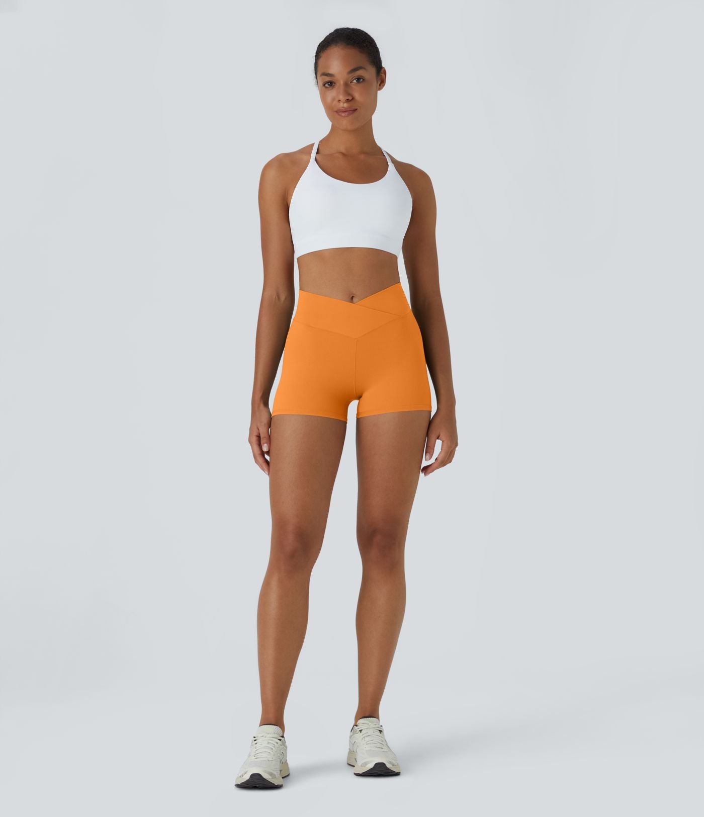 Softlyzero™ Short 7,5cm Biker Taille Haute Croisé Uni