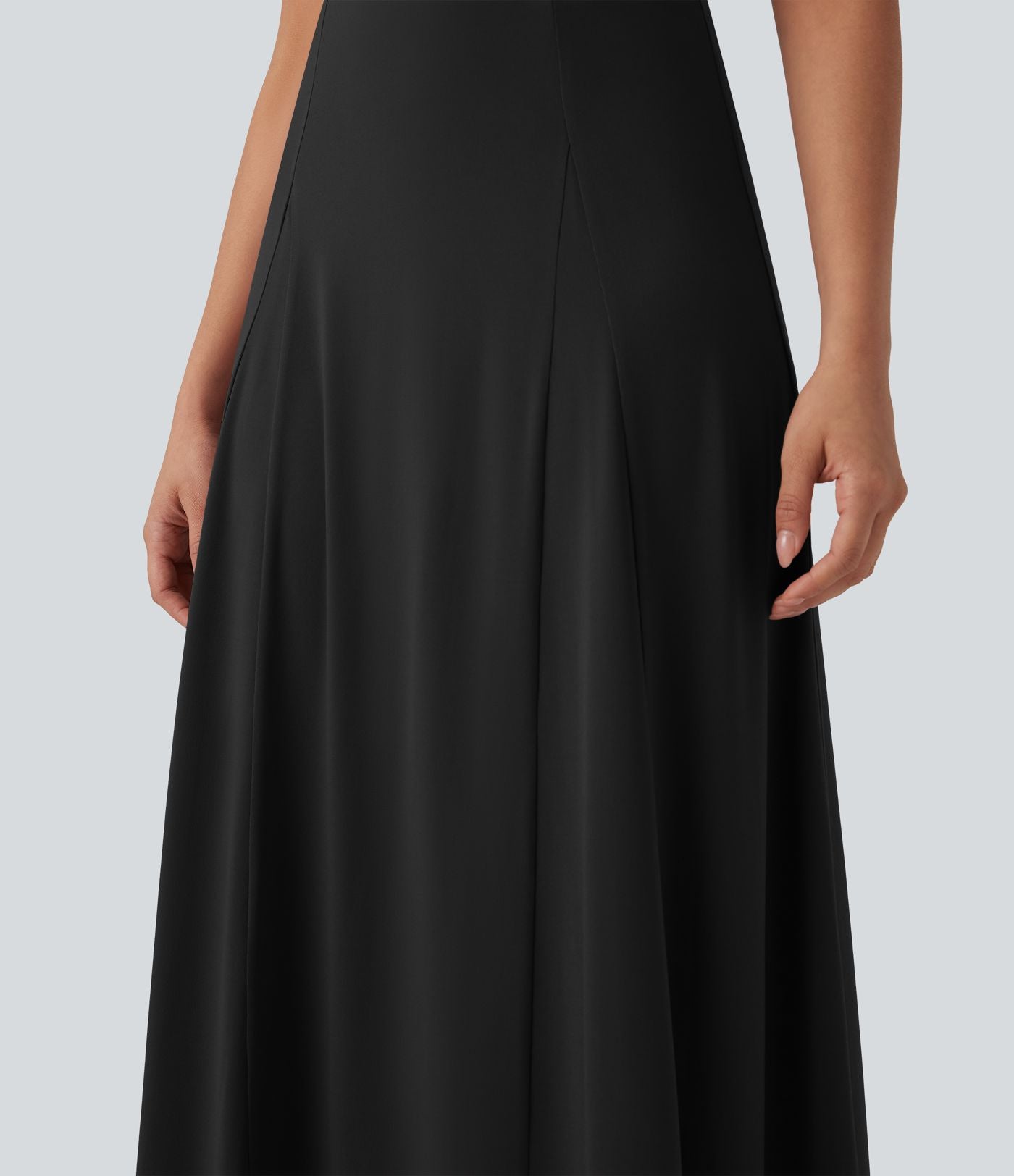 Jupe maxi casual fluide taille haute