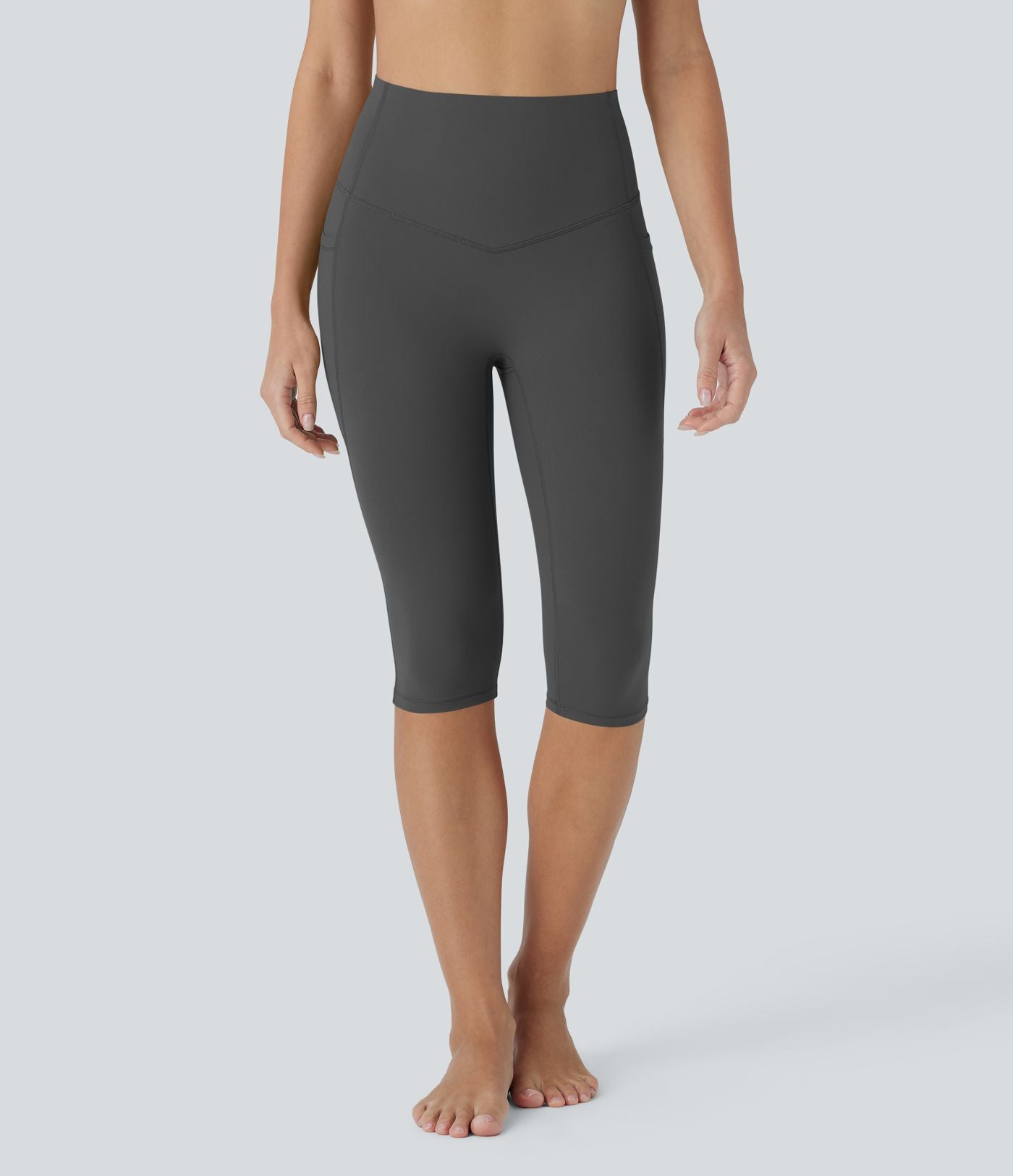 Legging corsaire de yoga gainant taille haute avec poches Halara UltraSculpt™