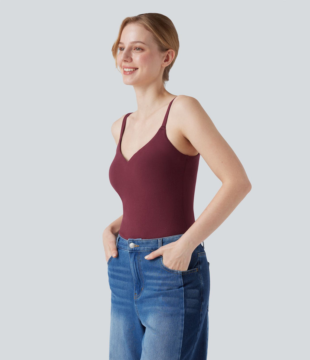 Caraco casual chaud push-up avec bonnets moulés et bretelles ajustables - Bonnet A/B