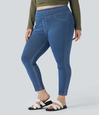 Halara Flex™ Jegging Casual Taille Haute Tricot Extensible Poche Latérale Arrière Grande Taille