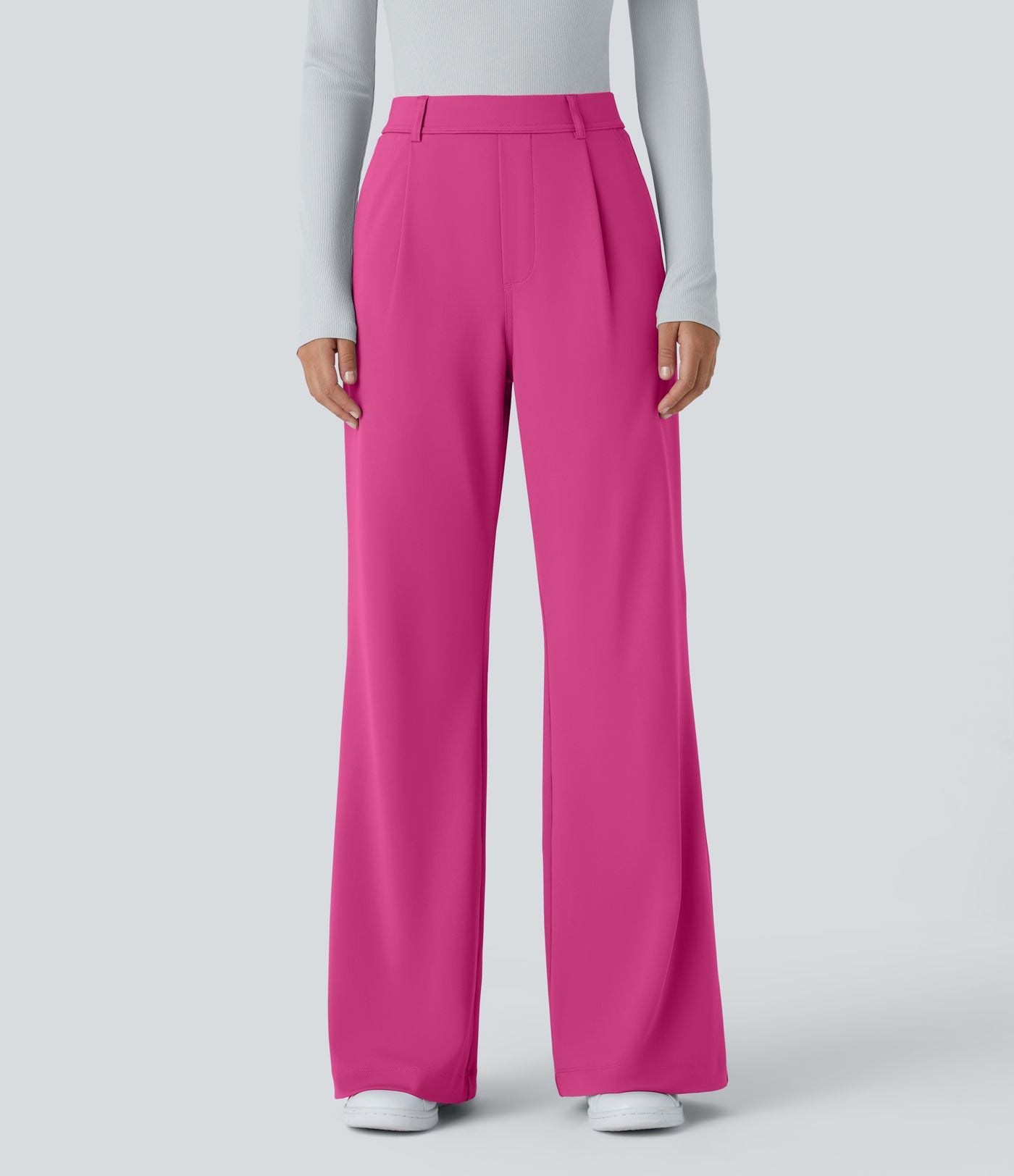 Pantalon tailleur évasé taille haute Halara Flex™ DayStretch avec poches