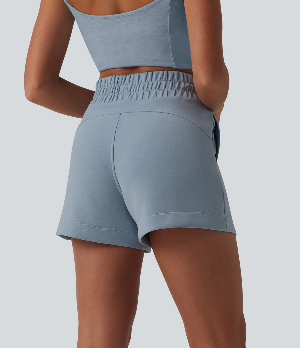 Short casual SpacerTek™ 10 cm taille haute avec cordon de serrage et poches