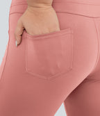 Legging yoga évasé grande taille taille haute DayStretch avec poches