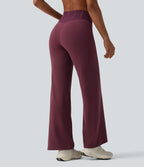 Pantalon yoga Halara UltraSculpt™ gainant coupe droite taille haute avec mesh contrastant