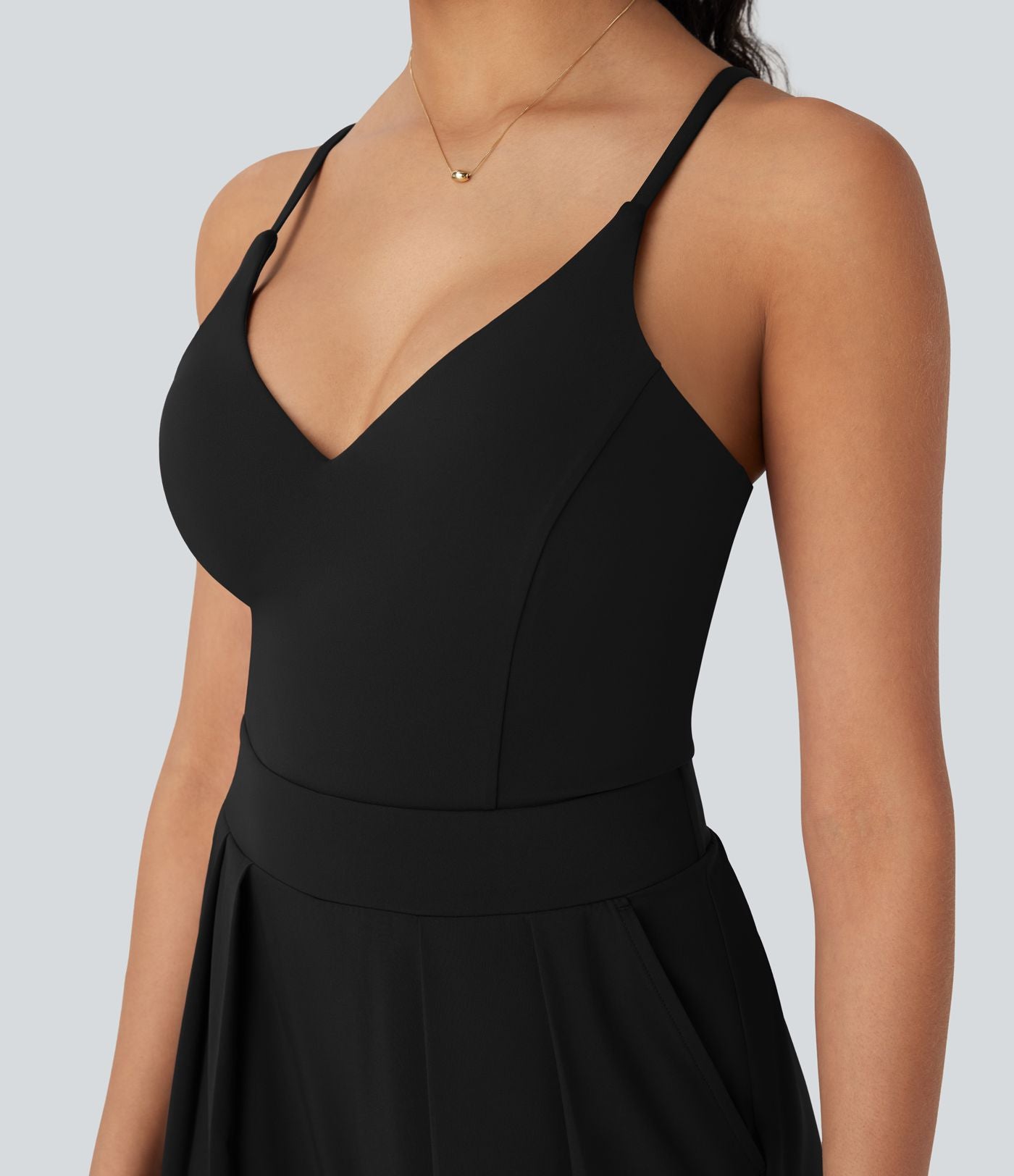 Combinaison à bretelles Breezeful™ dos nu, jambes larges, séchage rapide avec poches latérales - Édition Easy Peasy