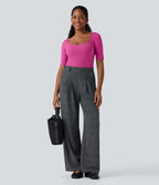 T-shirt de travail SoftlyZero™ Airy encolure arrondie manches courtes effet frais InstantCool