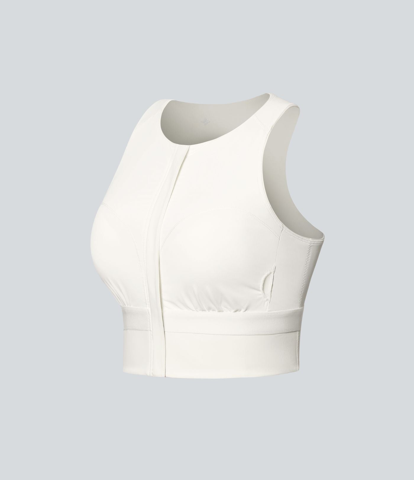 Débardeur de running court effet frais InstantCool à séchage rapide avec encolure arrondie, coussinets amovibles, poches et protection solaire UPF50+
