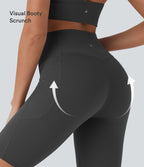 Short cycliste 22,8 cm d'entraînement gainant taille haute avec poches Halara UltraSculpt™