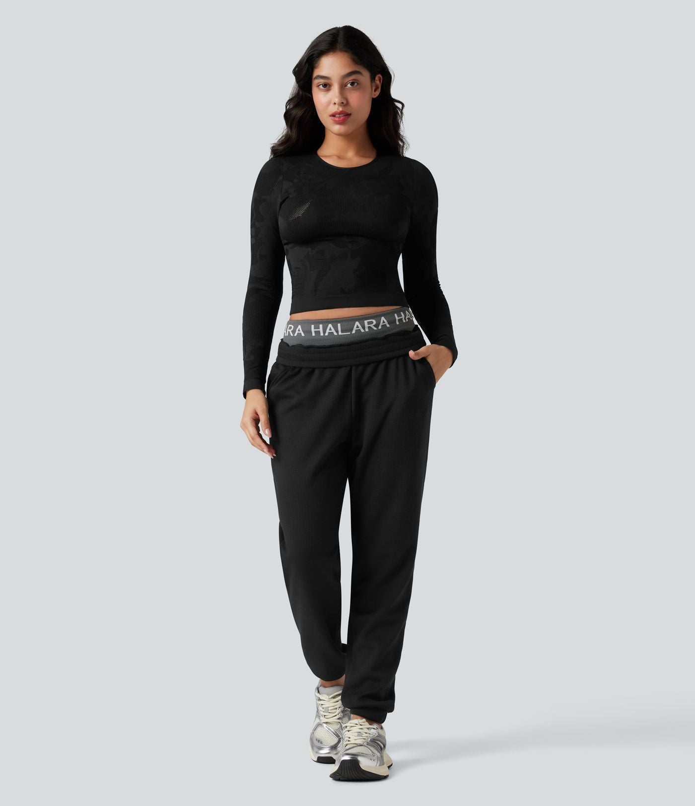 Haut de sport à manches longues sans couture OneForm Seamless Flow