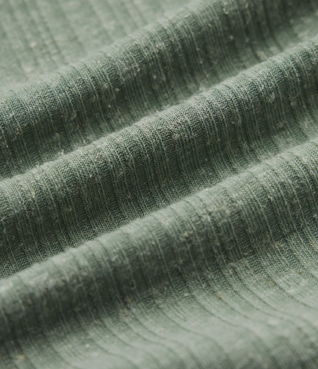 Robe mini décontractée 2-en-1 en maille côtelée mélange de lin, col V, manches courtes, coupe fluide