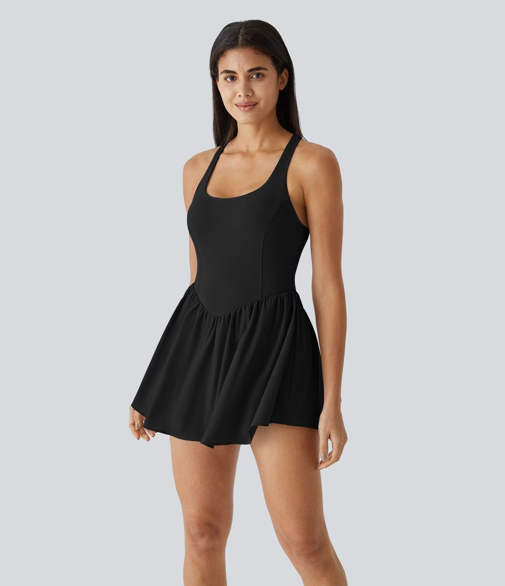 Robe de sport mini 2-en-1 Breezeful™ corset fluide séchage rapide avec poche padel/pickleball A-C