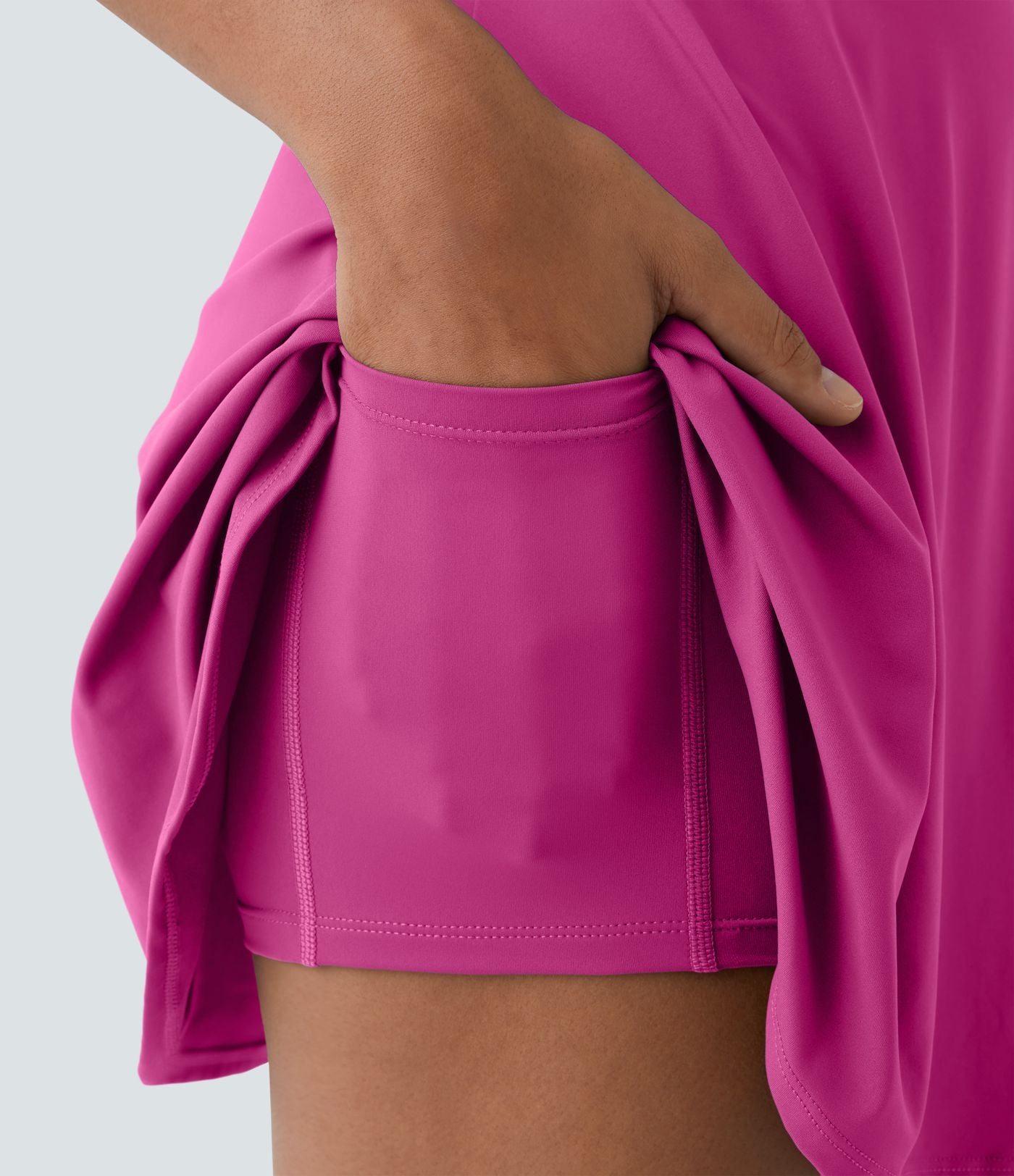 Robe de Danse Sport Mini à Volants Torsadés Dos Nu - Longueur Plus