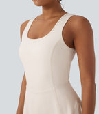 Robe SoftlyZero™ Airy de danse mini 2-en-1 dos nu, col U, bretelles croisées, poches latérales et effet frais InstantCool, accès facile Easy Peasy
