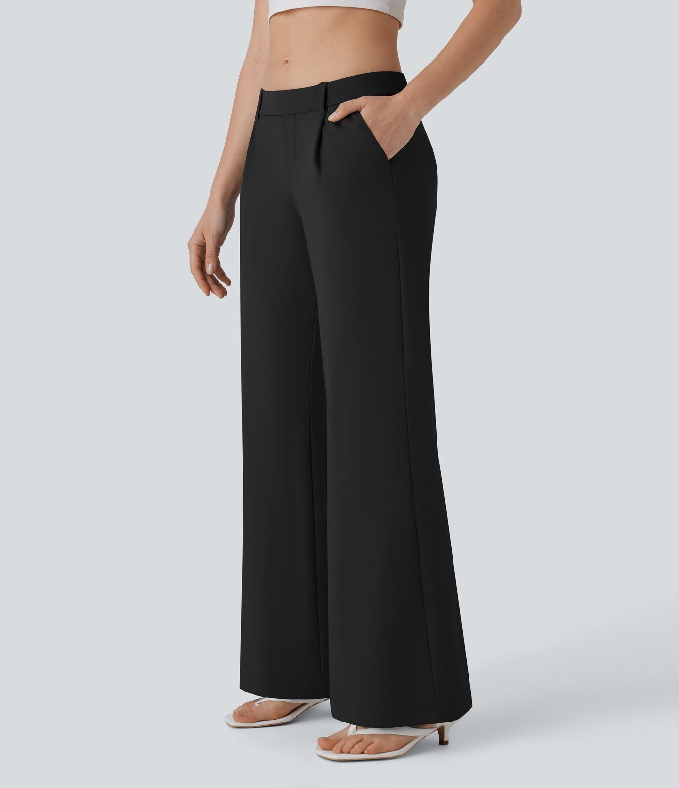Pantalon bootcut taille basse DayStretch avec poches