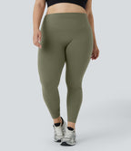Legging d'entraînement gainant galbant taille haute grande taille avec effet scrunch et poches Halara UltraSculpt™