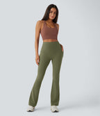 Pantalon de yoga à coupe bootcut gainant taille haute avec poches Halara UltraSculpt™