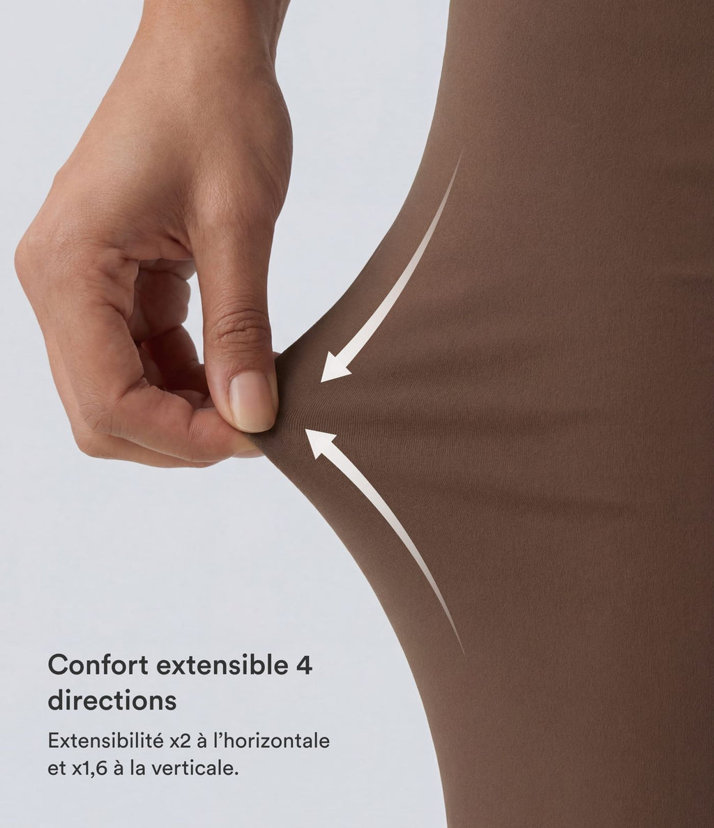 Pantalon yoga large gainant taille haute DayStretch avec poches