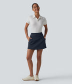 Jupe mini de golf 2 en 1 DayStretch taille haute avec poches