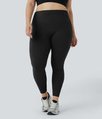 Legging d'entraînement gainant galbant taille haute grande taille avec effet scrunch et poches Halara UltraSculpt™
