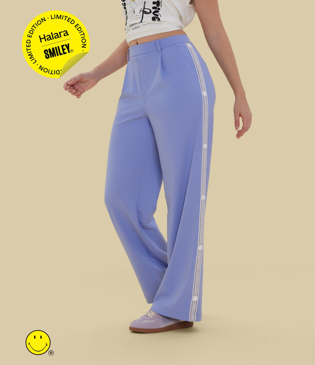 Pantalon tailleur droit Halara X Smiley® Halara Flex™ DayStretch taille haute avec poches