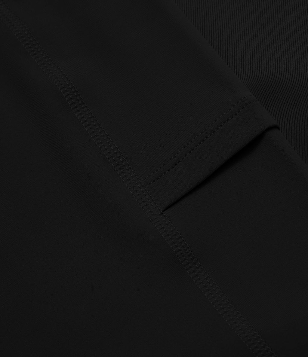 Breezeful™ Jupe Courte Casual Forme A 2 en 1 à Taille Haute avec Poches Latérales Plis et Séchage Rapide