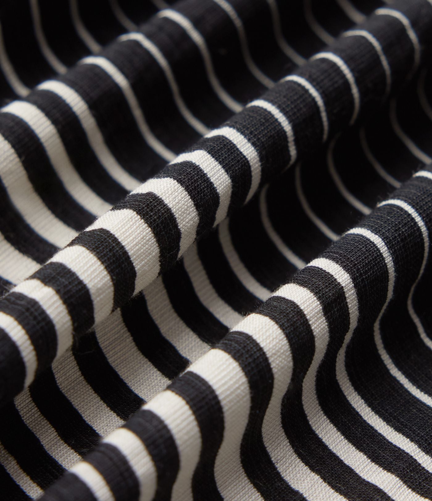 Pantalon large 7/8 taille haute à rayures avec poches