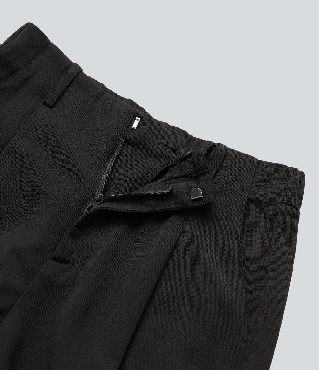 Pantalon barrel taille haute avec poches