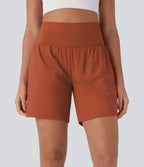 Short de yoga SoftlyZero™ Airy 2-en-1 taille très haute avec poches et effet frais InstantCool 17,5 cm