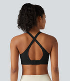 Brassière de sport d'entraînement maintien moyen avec bonnet spacer moulé