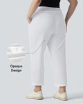 Pantalon de golf grande taille taille haute à séchage rapide avec poches — Golf Tee — UPF40+