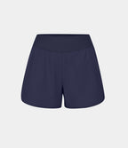 Breezeful™ Shorts 10cm Casual à Séchage Rapide Taille Haute et Poche Latérale