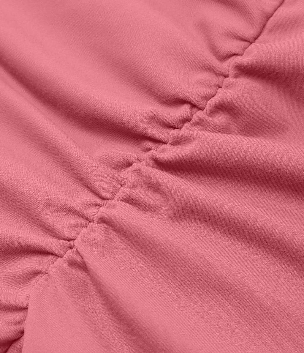 Softlyzero™ Plush Shorts 12,5cm Yoga Taille Haute Croisés Froncés