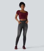 Jean skinny Halara Flex™ taille haute avec poches