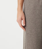 Pantalon baggy côtelé taille haute gainant avec cordon ajustable, bandes latérales et poches