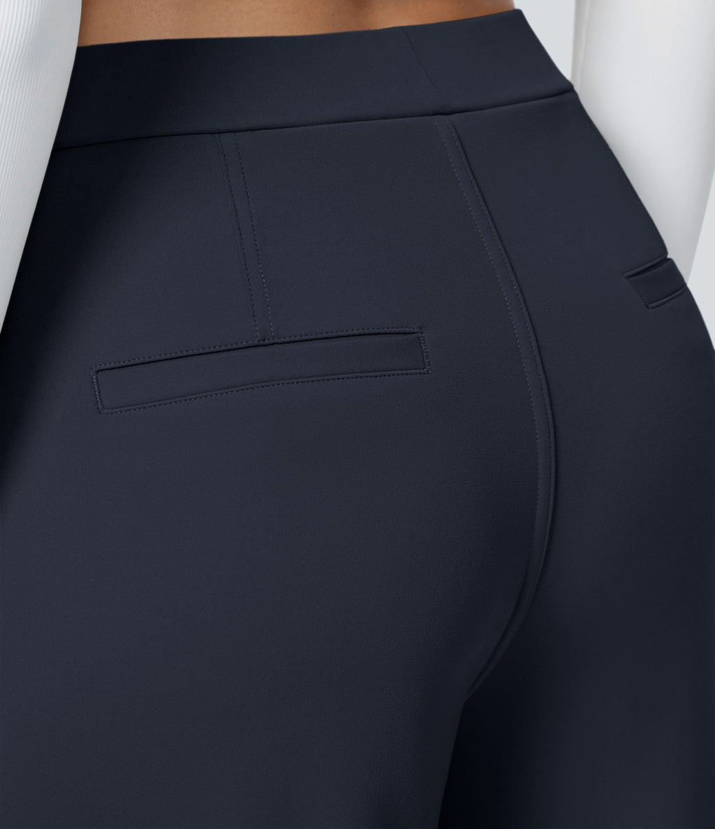 Pantalon tailleur Halara Flex™ DayStretch coupe droite taille haute avec poches