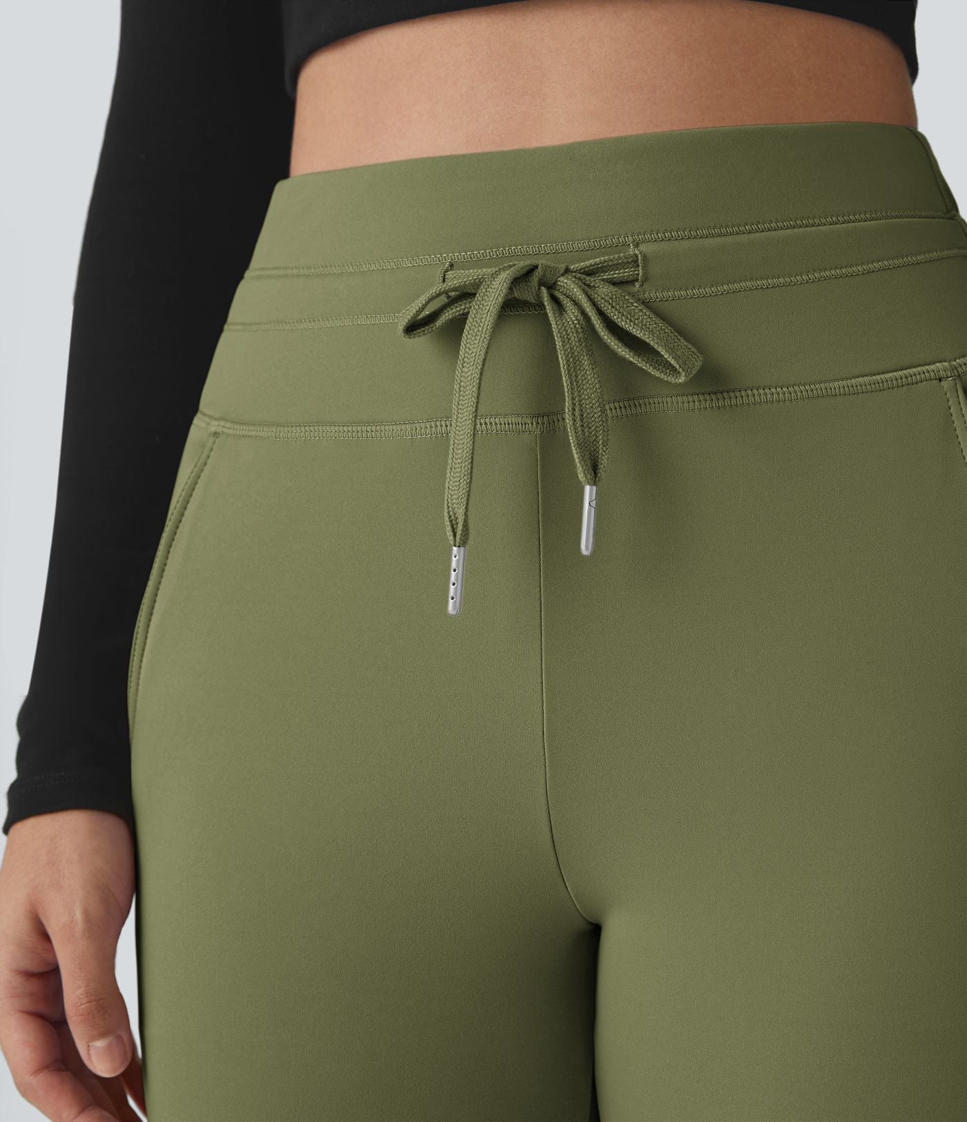Jogging taille haute Softlyzero™ Plush avec cordon de serrage et poches latérales