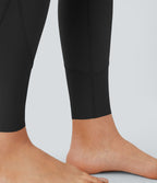 Legging de yoga de maternité Softlyzero™ 7/8 ultra taille haute avec poches latérales et dos croisé - Protection UV UPF50+