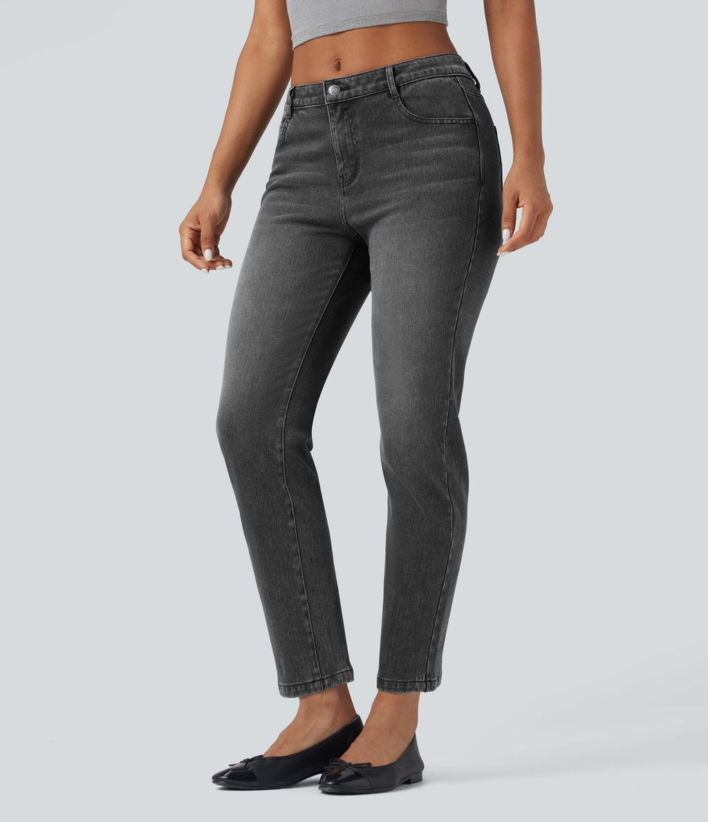 Jean slim Halara Flex™ taille mi-haute 7/8 avec poches