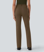 Pantalon cargo bootcut randonnée taille moyenne DayStretch avec poches