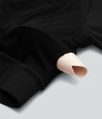 Crop top col V manches courtes Halara UltraSculpt™, base croisée et coussinets amovibles