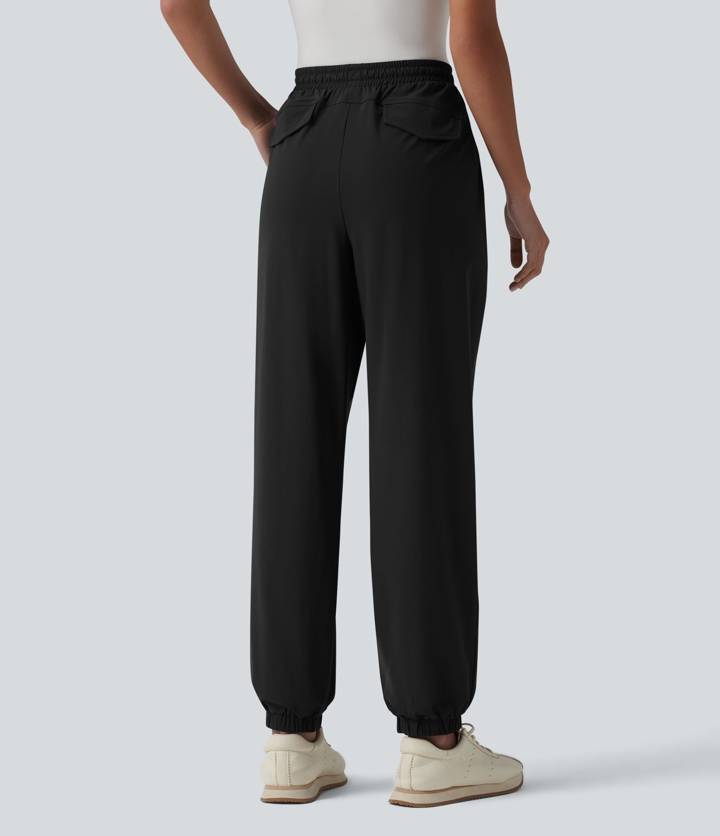 Jogging de golf taille mi-haute à séchage rapide effet frais InstantCool avec cordon de serrage et poches, protection solaire UPF40+