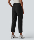 Pantalon de travail Halara Flex™ fuselé taille haute avec poches