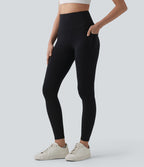 Legging de yoga Halara taille haute en jersey de coton avec poches