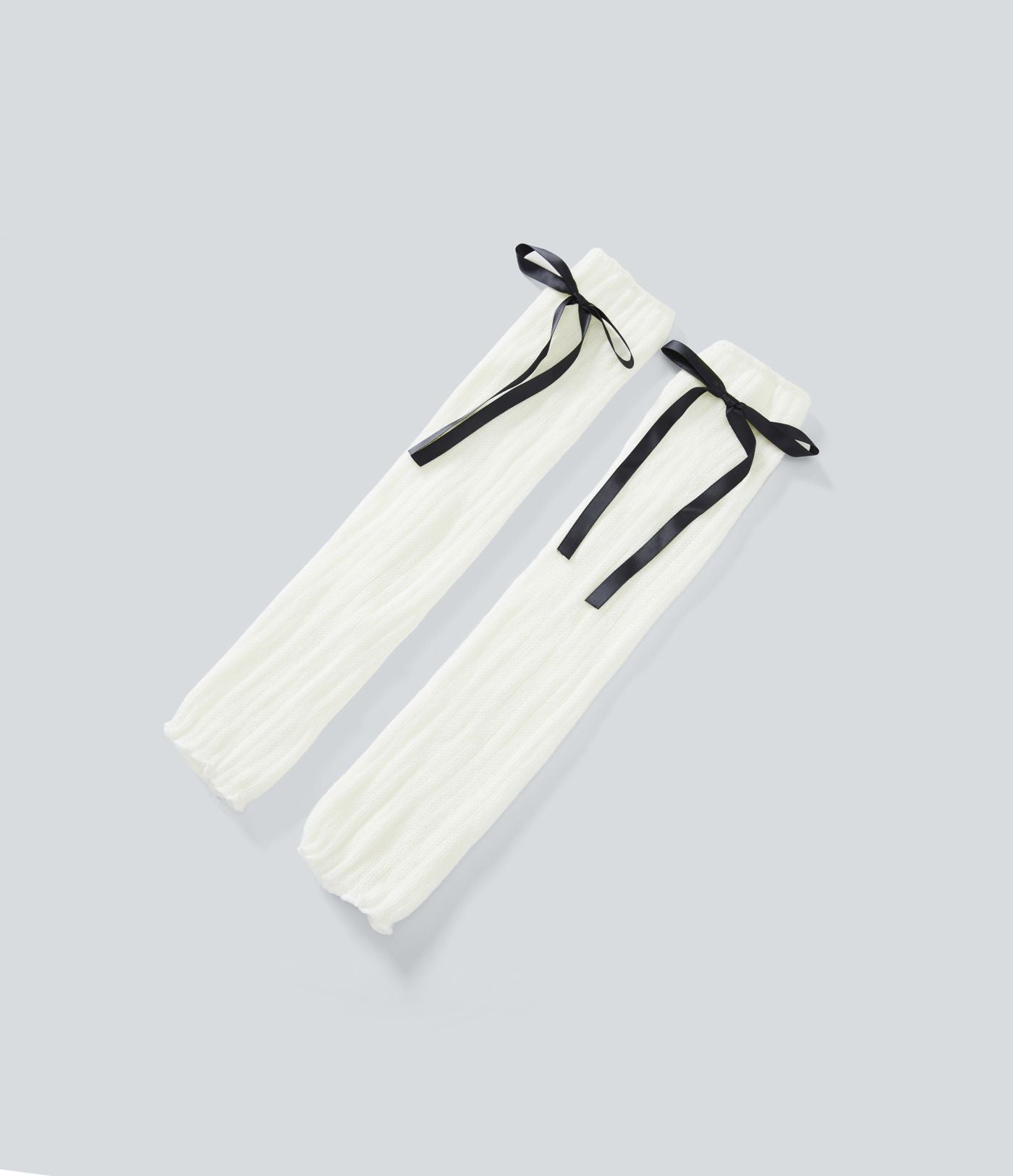 Jambières en maille avec nœud