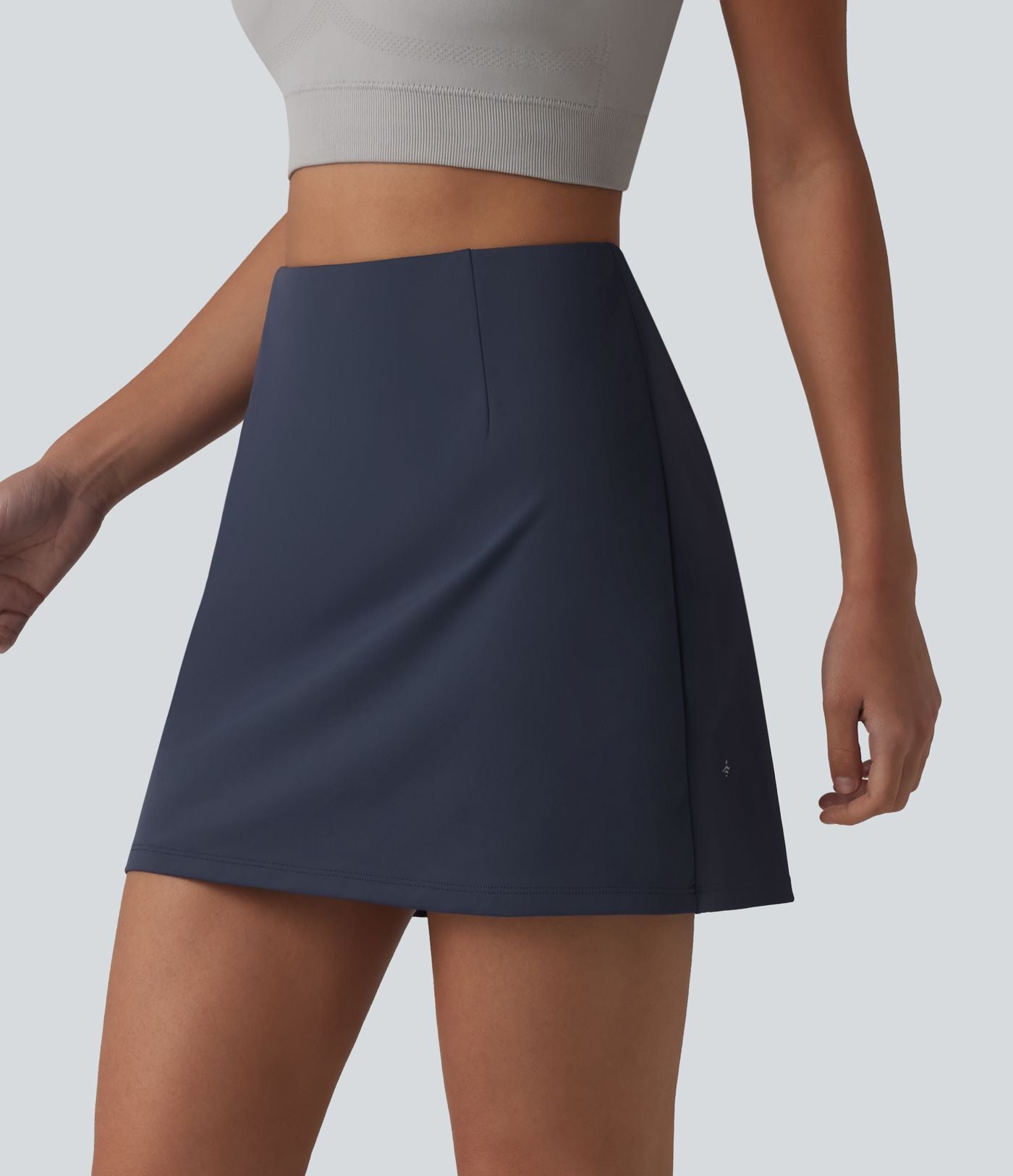 Halara UltraSculpt™ Jupe mini de sport 2-en-1 ventre plat taille haute avec poches