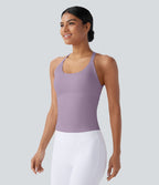 Débardeur yoga SoftlyZero™ Plush à découpes A-D