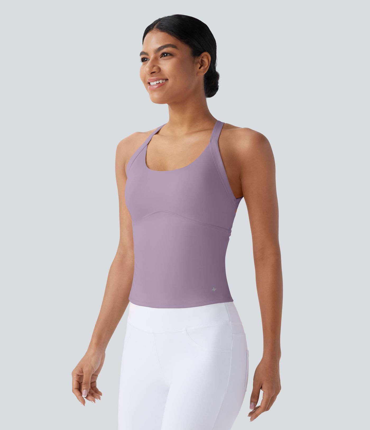 Débardeur yoga SoftlyZero™ Plush à découpes A-D